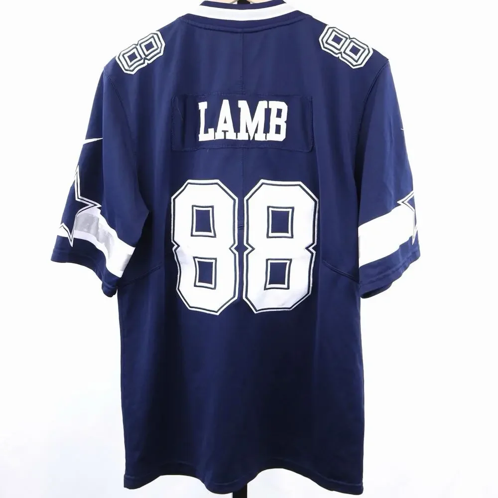Nike Dallas Cowboys CeeDee Lamb #88 NFL On Field Jersey Mens Small Blue